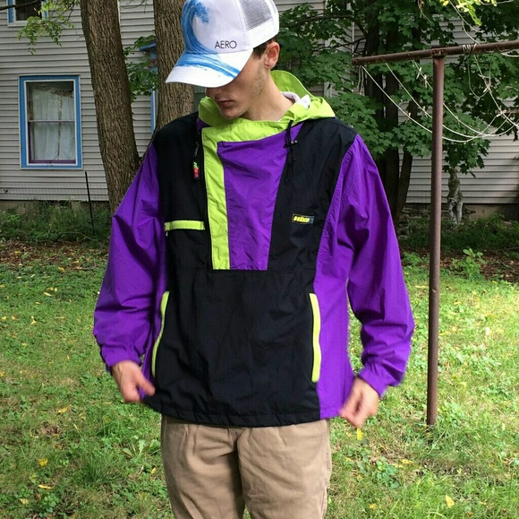 Coats | Vintage Windbreaker Hind Medium 